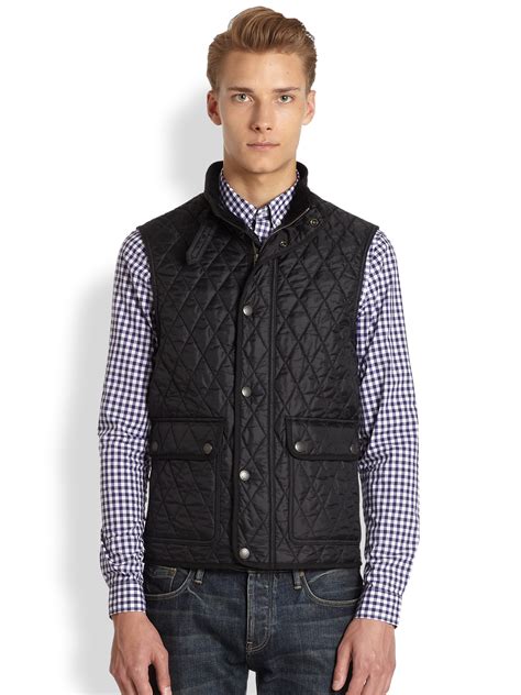 burberry mens suit vest